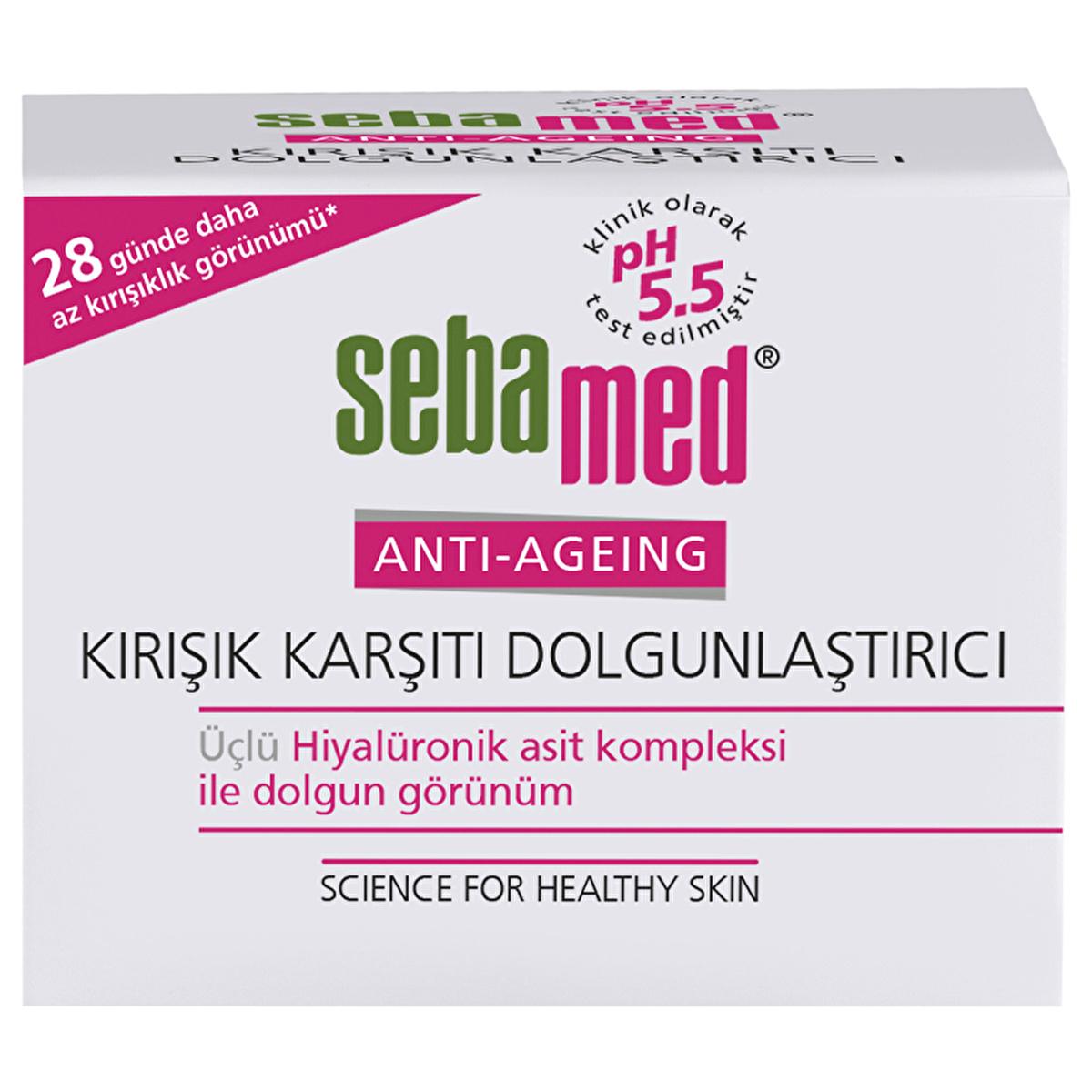 Sebamed Anti-Ageing face cream box with green Sebamed logo and pink ANTI-AGEING label 50 ml on Tampa Home & Garden Store