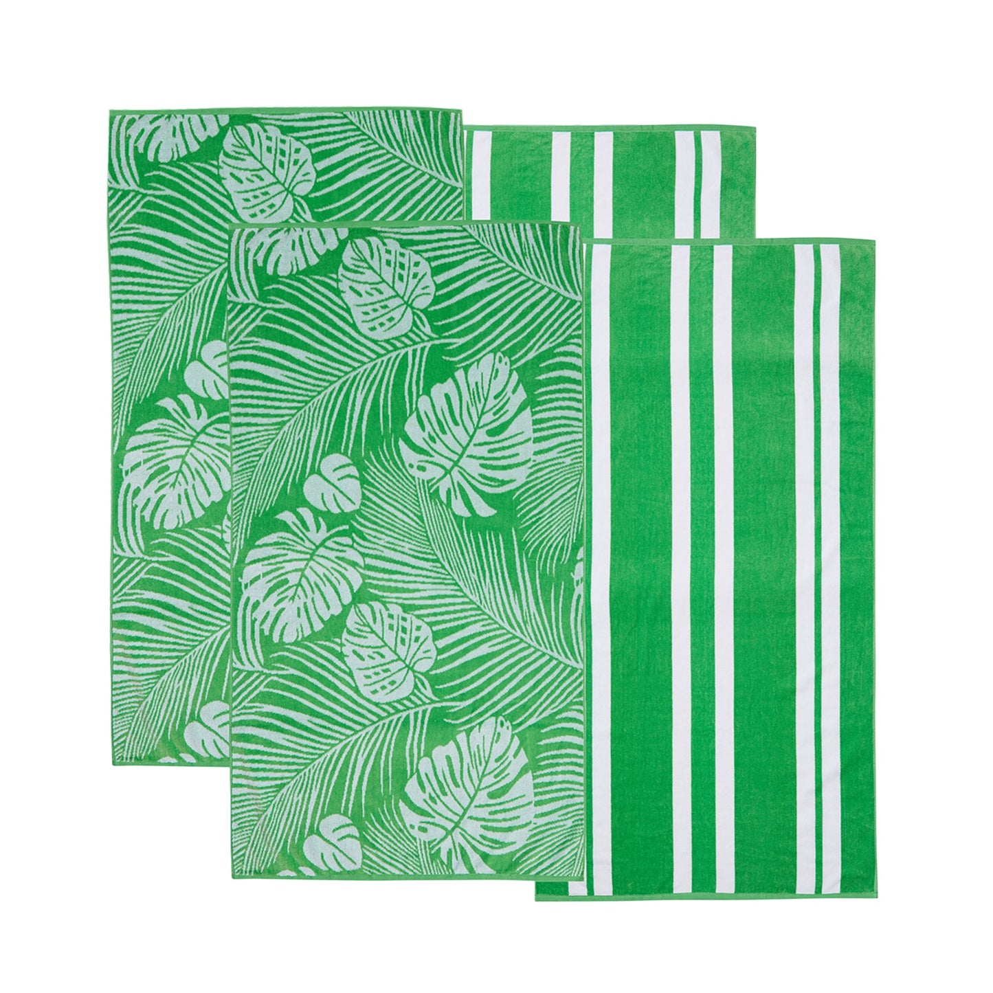 Velour Cotton Beach Towels and Maui Two Pack