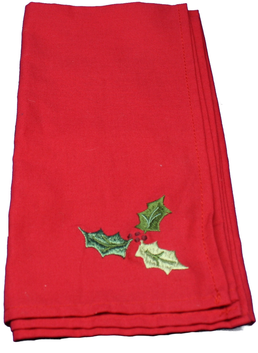Servilleta de acebo rojo