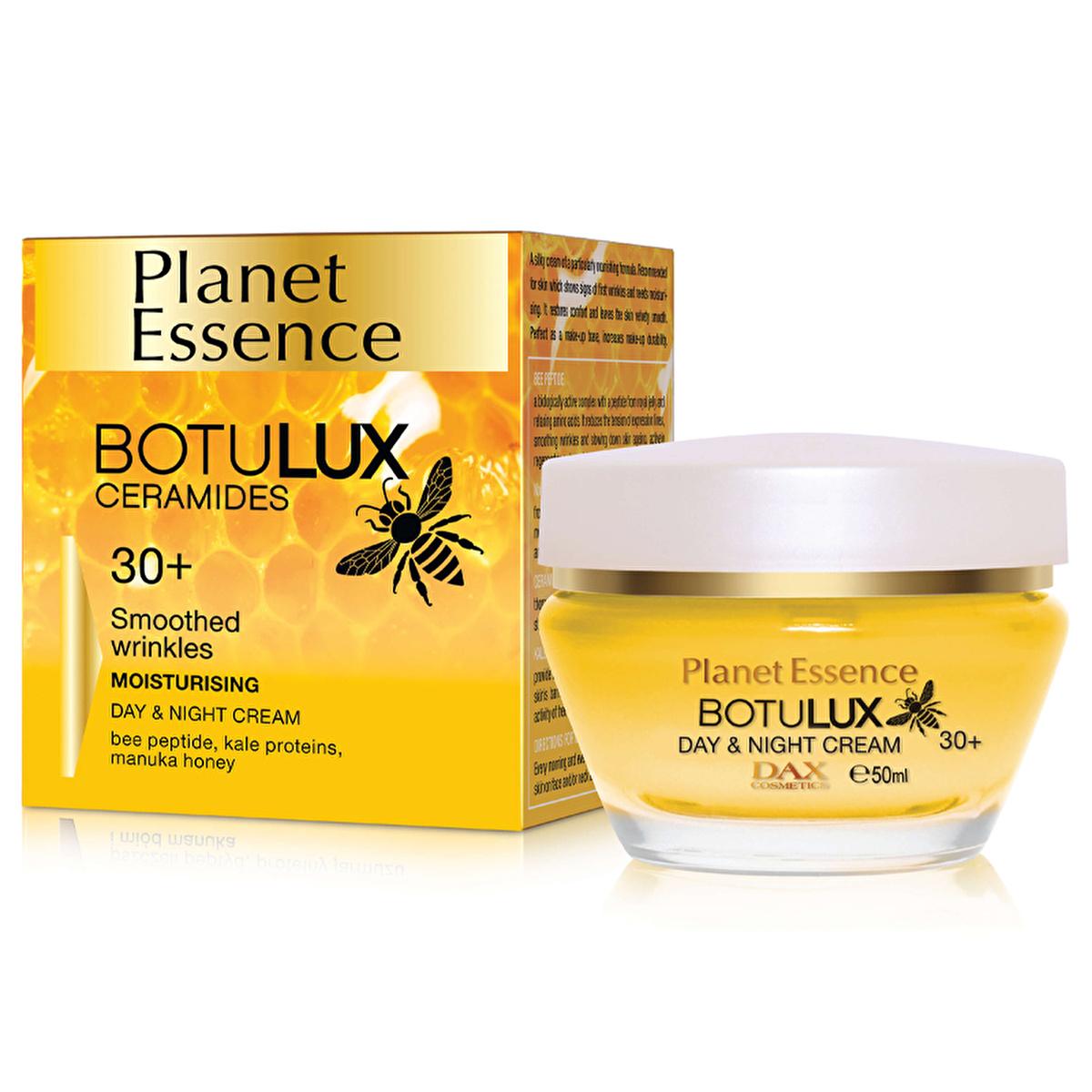 Planet Essence Botulux Ceramides day and night cream jar with yellow packaging on Tampa Home & Garden Store