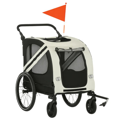 Remolque de bicicleta para mascotas 2 en 1