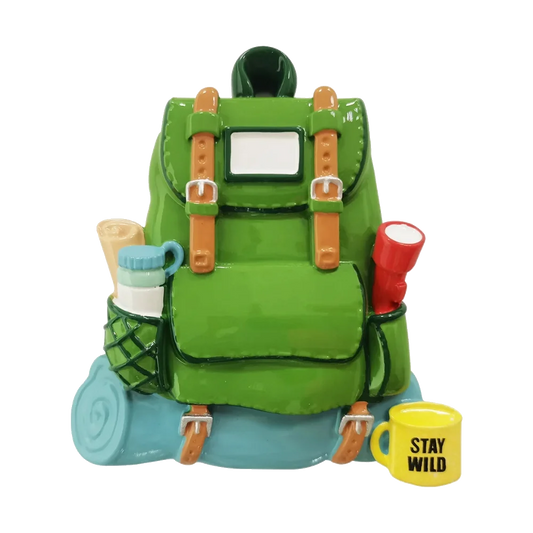 Hiking Backpack Ornament - Tampa Home & Garden Store