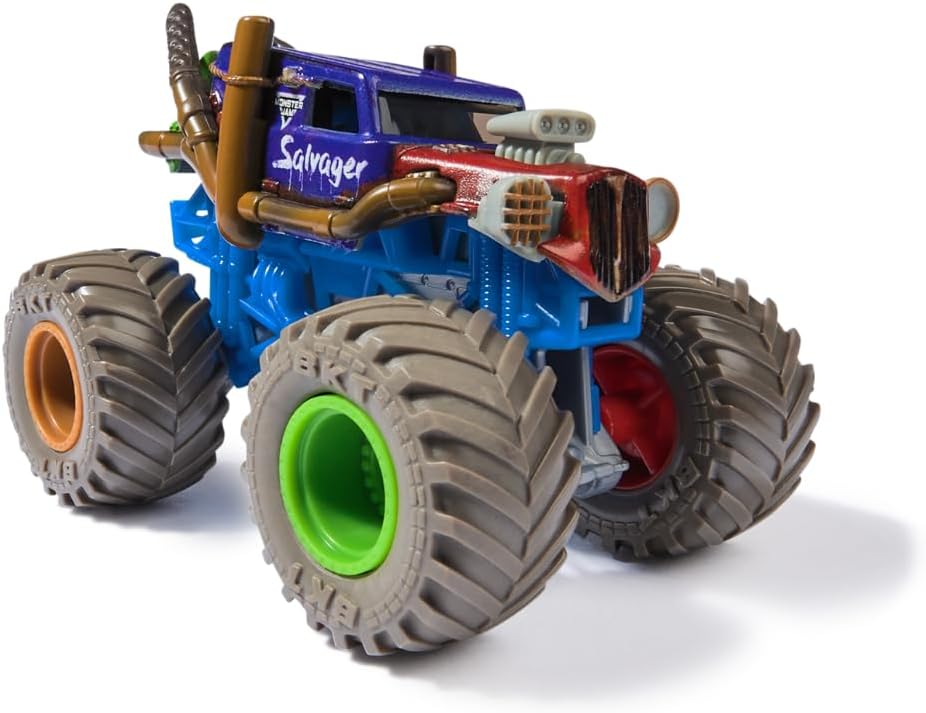 Monster Jam Official 1:64 Scale Monster Truck -  Salvager