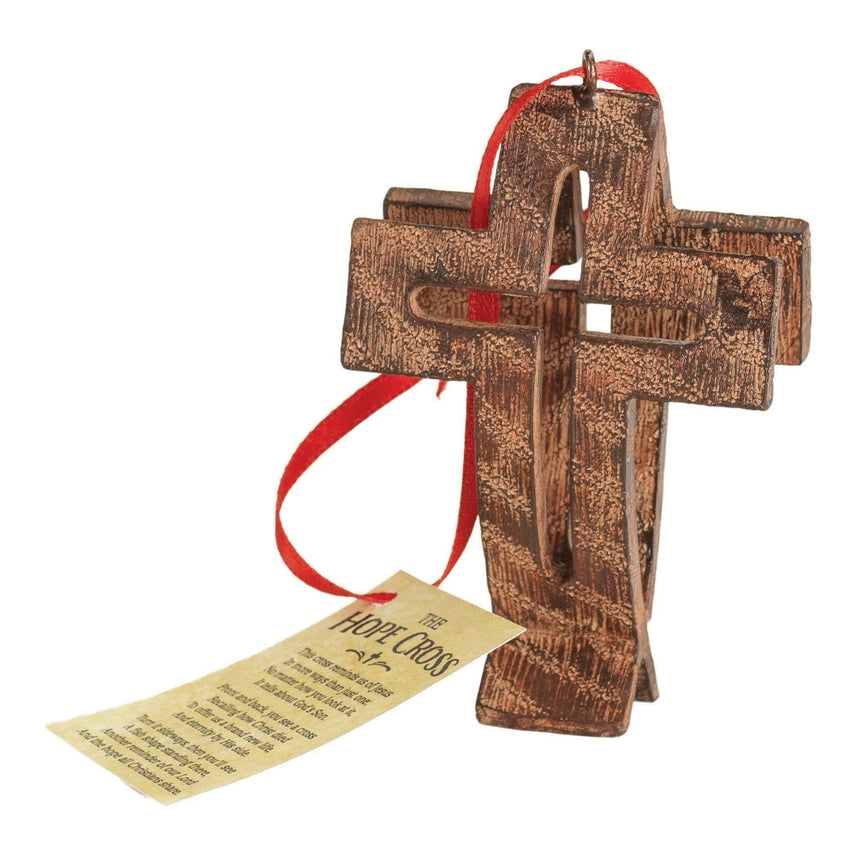 Adorno de cruz de la esperanza