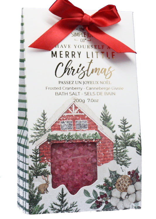 Frosted Cranberry Bath Salts - Tampa Home & Garden Store
