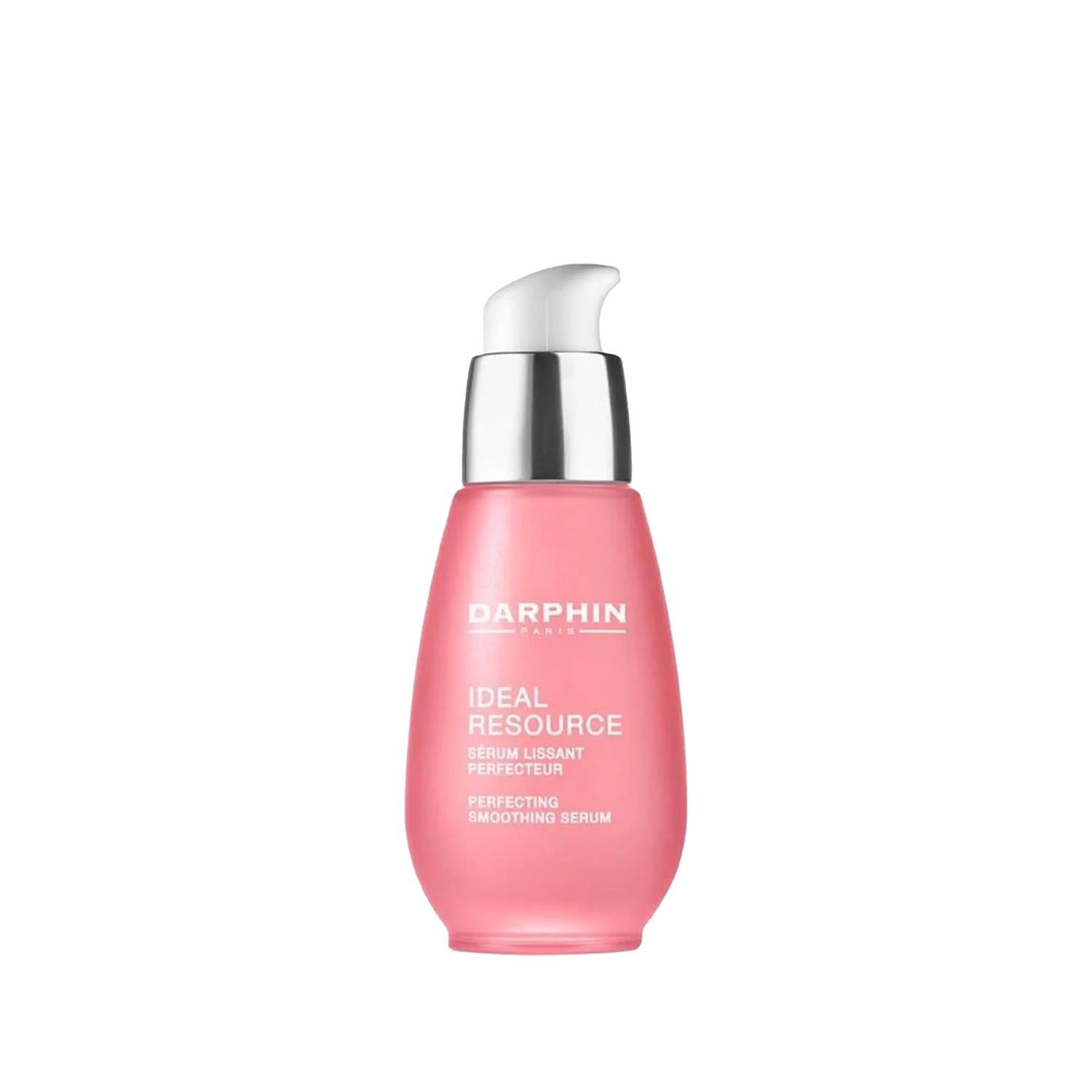Darphin Ideal Resource pink smoothing serum bottle with pump and Paris logo on Tampa Home & Garden Store