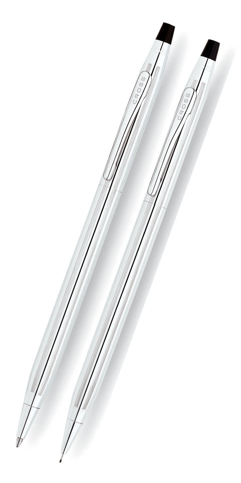 Cross Classic Century Lustrous Chrome pen and pencil set, chrome finish, 2-piece on Tampa Home & Garden Store