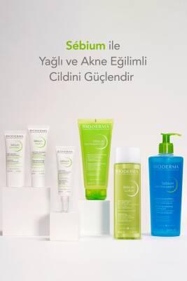 Bioderma Sebium skincare set of 7 items with green, white and blue bottles on Tampa Home & Garden Store