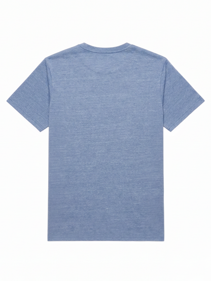 Oasis SS Tee short sleeve T-shirt in blue heather by White Water Life on Tampa Home & Garden Store