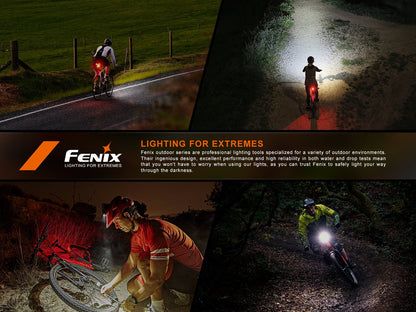 Fenix BC06R Smart-Brake bicycle taillight with red rear light by Fenix Store on Tampa Home & Garden Store