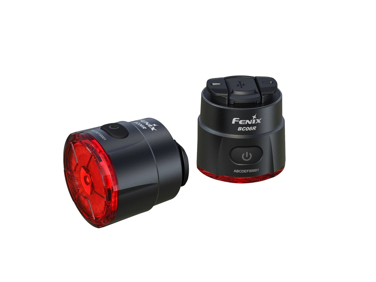 Fenix BC06R smart-brake bicycle taillights, 2-pack, red lenses, black housings on Tampa Store on Tampa Home & Garden Store