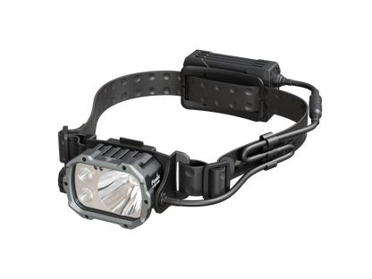 Fenix HP35R headlamp with black adjustable strap and rugged front LED array on Tampa Home & Garden Store