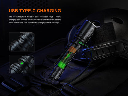 Fenix TK30R Tactical White Laser Rechargeable Flashlight with USB-C charging on Tampa Home & Garden Store