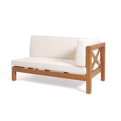 Stylish Outdoor Sofa Set And Acacia Wood Frame