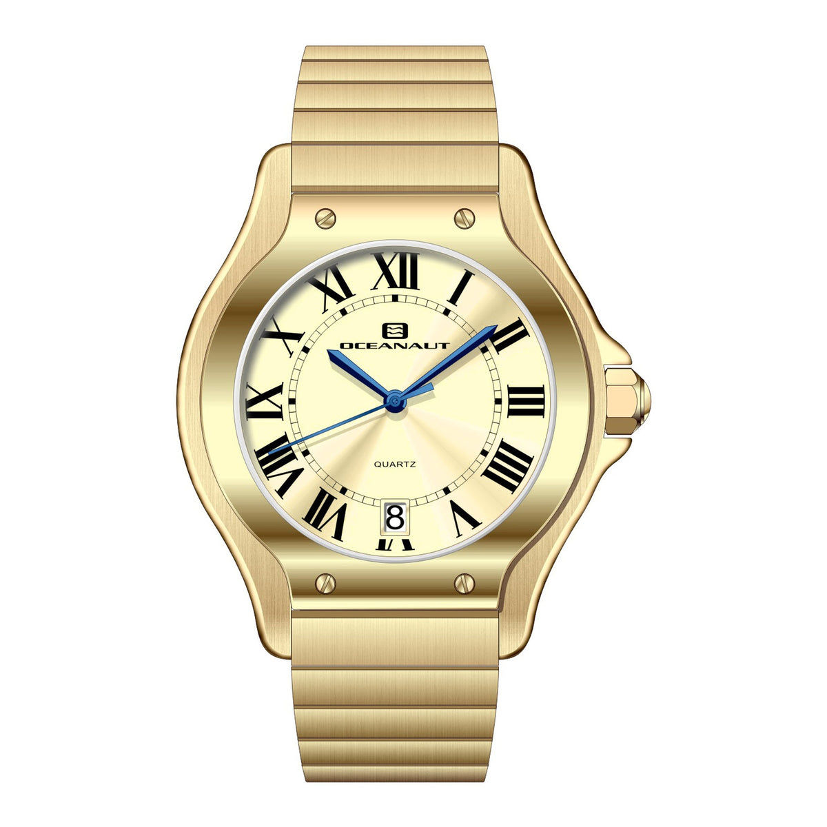 Oceanaut Women's Rayonner watch by Bids.com with gold-tone band and Roman numeral dial on Tampa Home & Garden Store