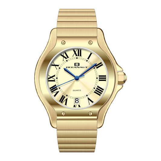 Oceanaut Women's Rayonner watch by Bids.com with gold-tone band and Roman numeral dial on Tampa Home & Garden Store