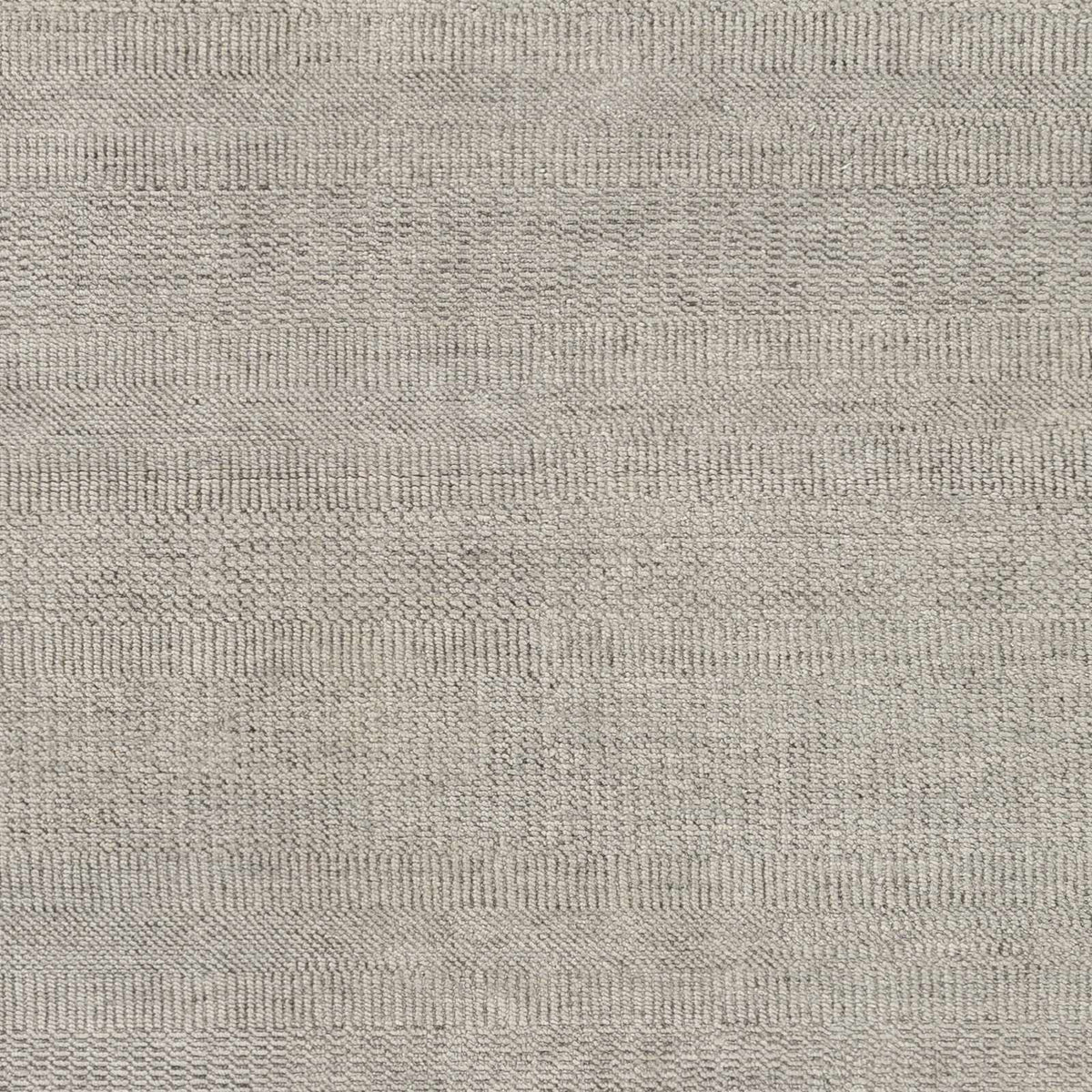 Ocate Gray Wool Area Rug from Boutique Rugs, neutral gray wool with textured banded stripes on Tampa Home & Garden Store