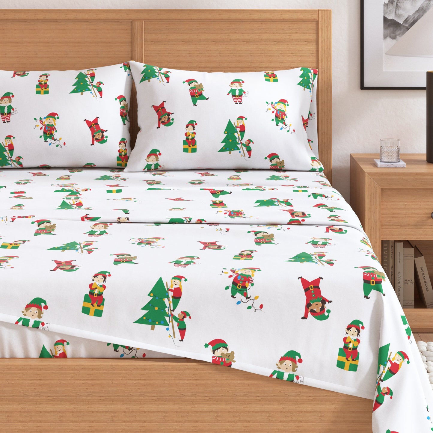Soft and Plush Turkish Cotton Christmas Sheets