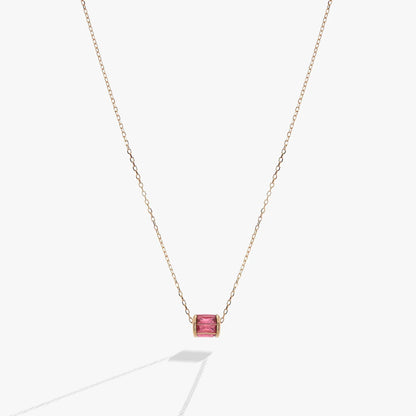 October Birthstone Precious Pendant Necklace gold-tone with pink gemstone by Alex and Ani on Tampa Home & Garden Store