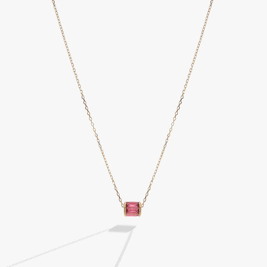 October Birthstone Precious Pendant Necklace gold-tone with pink gemstone by Alex and Ani on Tampa Home & Garden Store