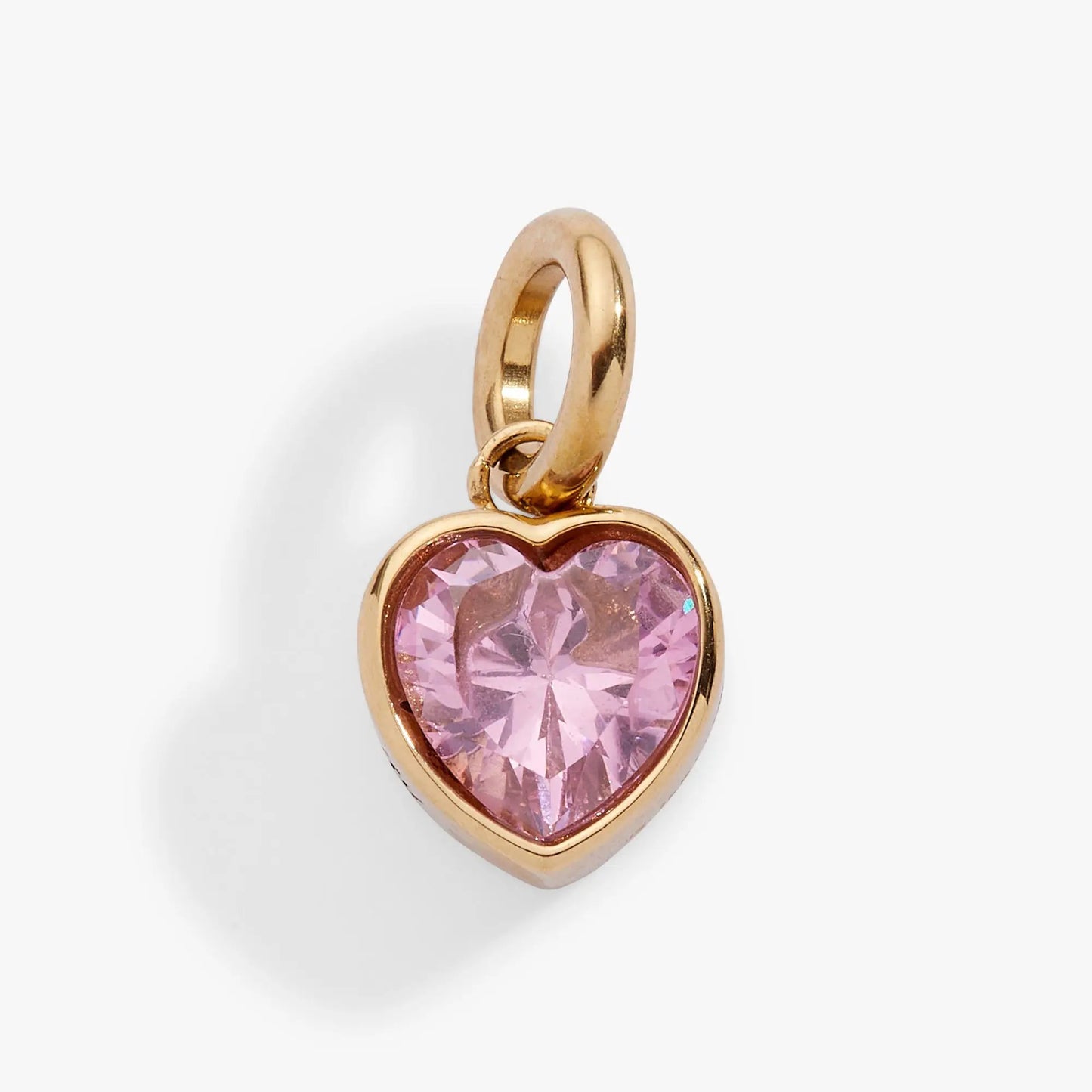 October Serenity Heart Birthstone Charm Bracelet