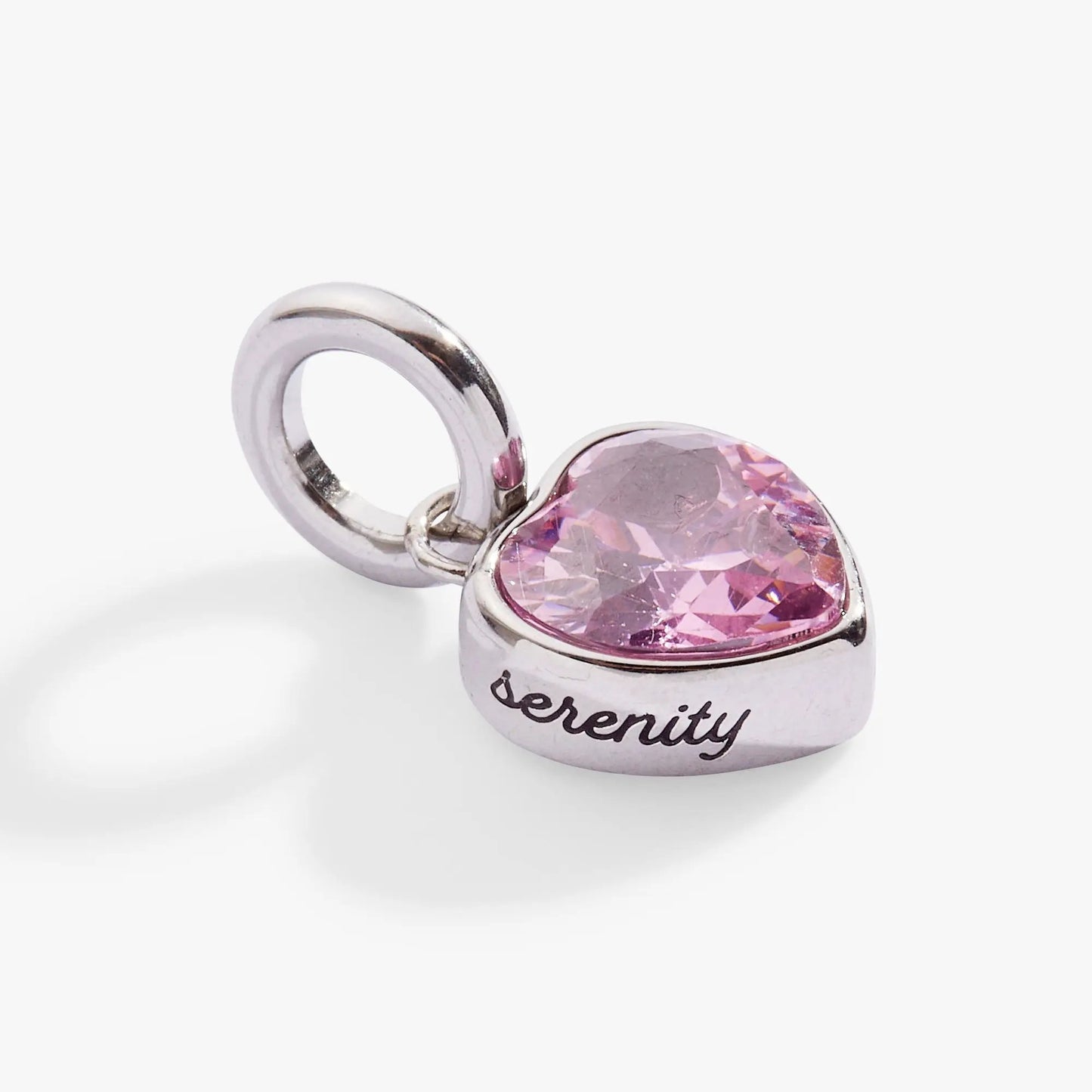 October Serenity Heart Birthstone Charm Bracelet
