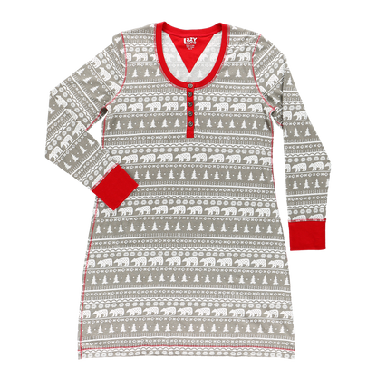 Nightshirt - Nordic Bear - Small/Medium