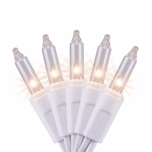 Luces de carámbano incandescentes blancas constantes de 300 unidades