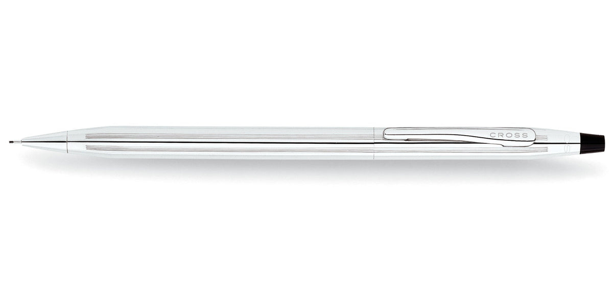 Cross Classic Century Lustrous Chrome 0.7mm mechanical pencil with clip on Tampa Home & Garden Store