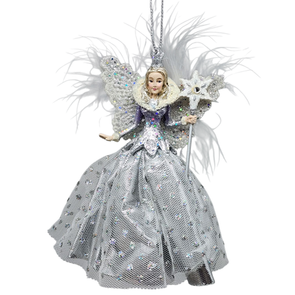 Lavender Snow Queen Ornament -