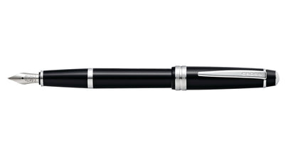 Cross Bailey Light polished black resin fountain pen with silver trim and fine nib on Tampa Home & Garden Store