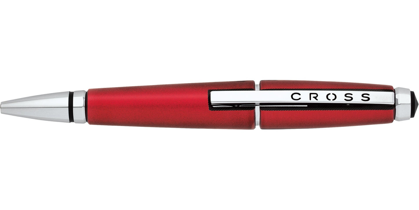 Edge Red Gel Rollerball Pen with chrome clip by A.T. Cross on Tampa Home & Garden Store