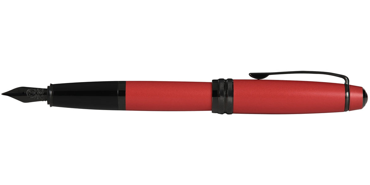 Bailey Matte Red Lacquer Stainless Steel Extra-Fine Nib Fountain Pen by A.T. Cross on Tampa Home & Garden Store