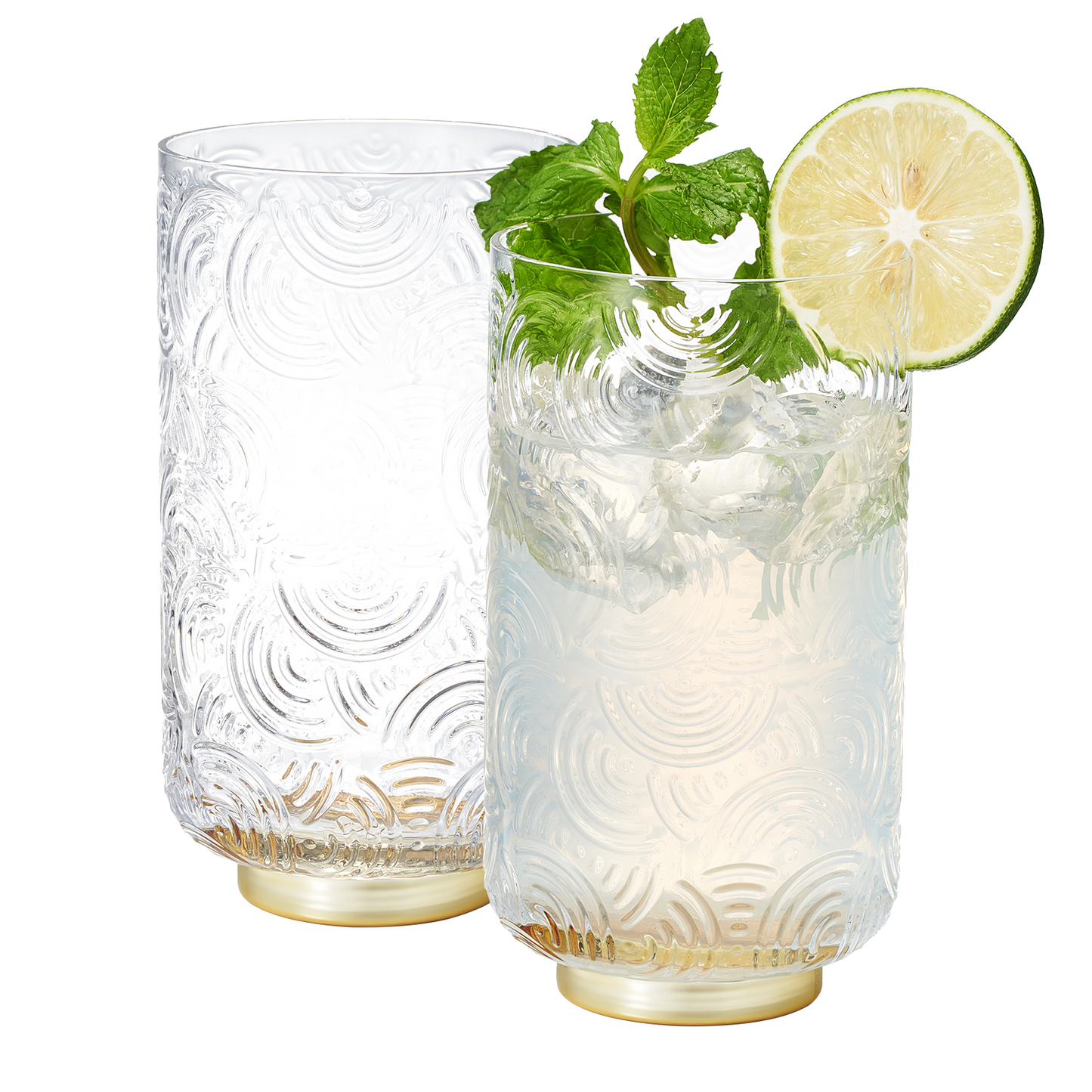 Metropolitan Highball Glasses and Set of Two
