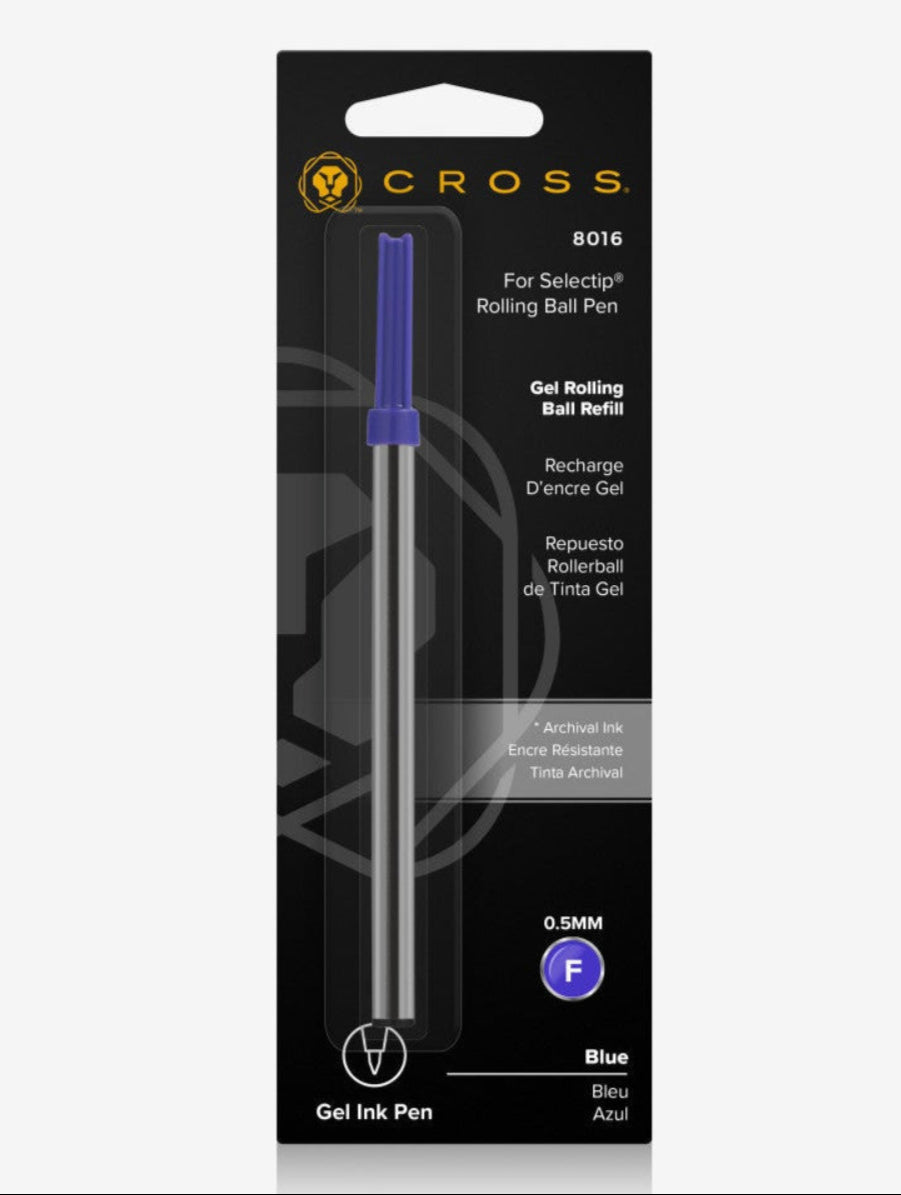 A.T. Cross Selectip Fine Gel Refill 0.5mm blue for Selectip Rollerball Pen on Tampa Home & Garden Store