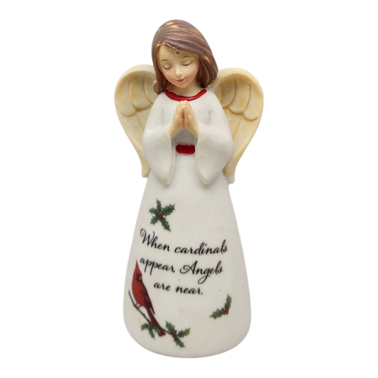 When Cardinals Appear Angel are Near Angel Figurine - 4 Inch - Tampa Home & Garden Store