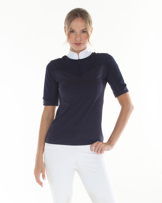 Stylish Olivia Show Shirt With a Lace Trim