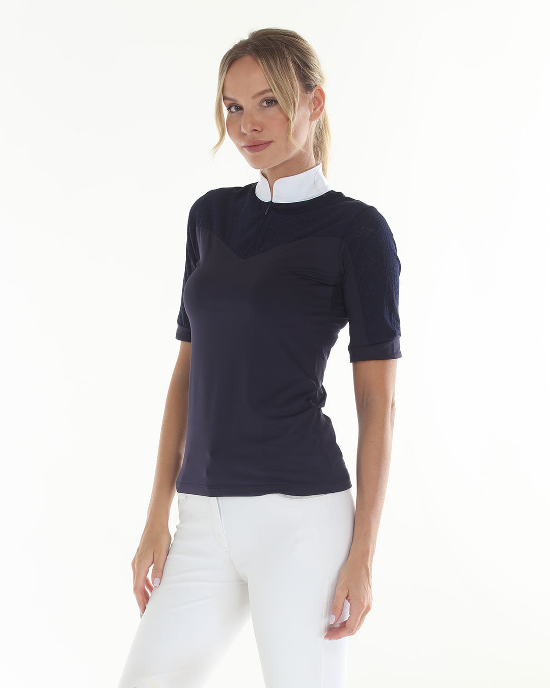 Stylish Olivia Show Shirt With a Lace Trim