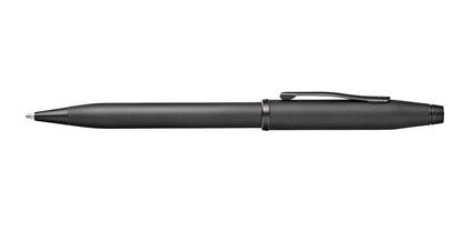 Century II Black PVD micro-knurl ballpoint pen by A.T. Cross, black textured metal body on Tampa Home & Garden Store