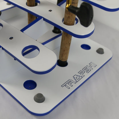 on Floor Fishing Rod Storage 12 Fishing Rod Stand | Garage, Dock, Boat - Tampa Home & Garden Store