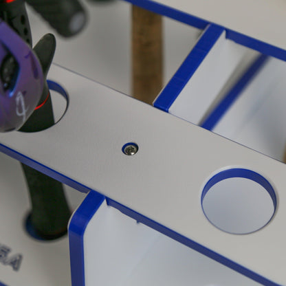 on Floor Fishing Rod Storage 12 Fishing Rod Stand | Garage, Dock, Boat - Tampa Home & Garden Store