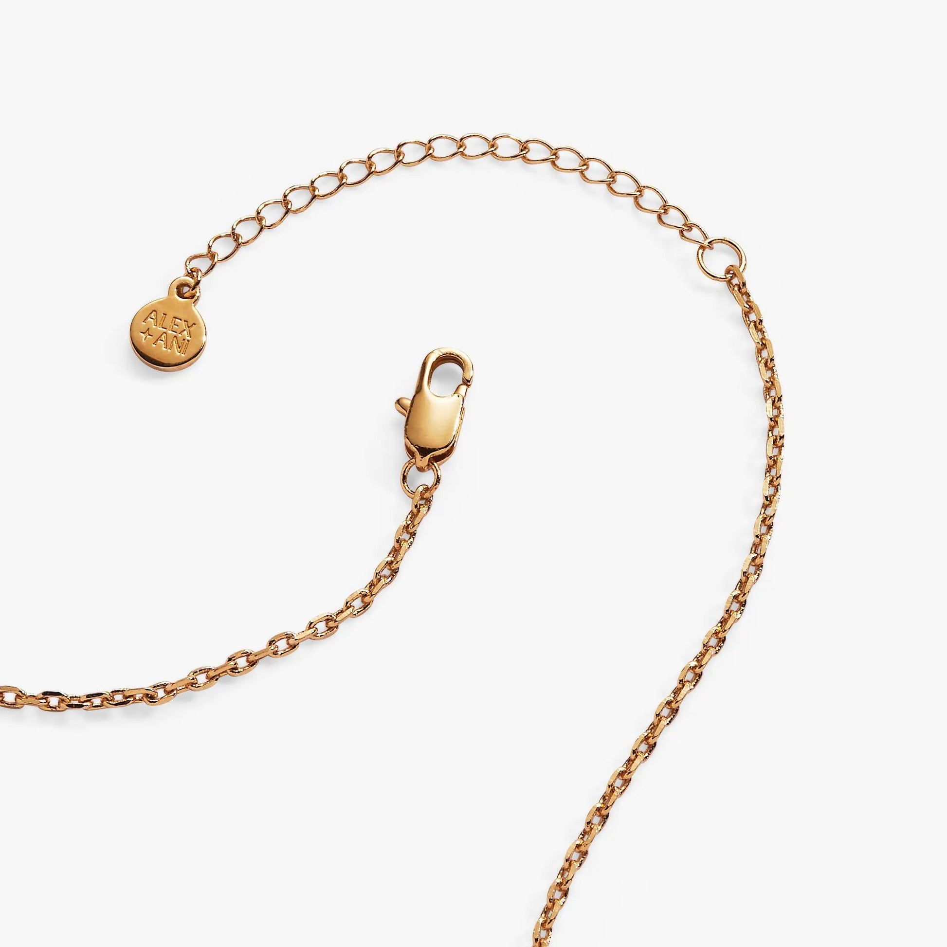 Crystal Chandelier Necklace rose gold-tone with Alex and Ani charm and adjustable chain on Tampa Home & Garden Store