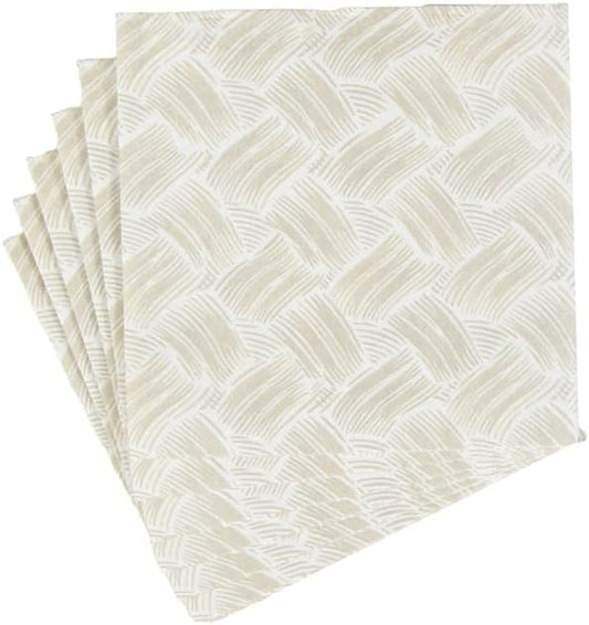 Serviette de cocktail en lin tressé