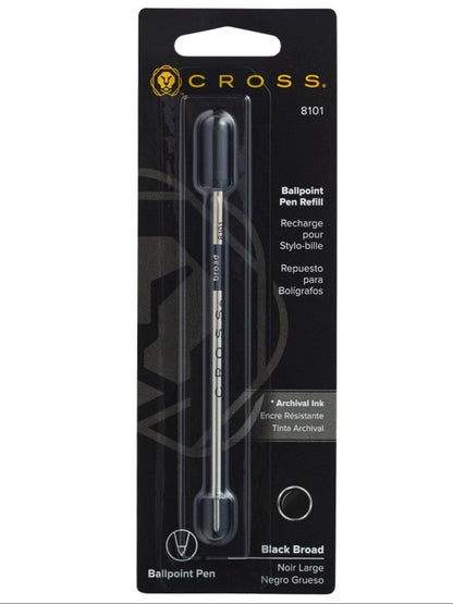 Ballpoint pen refill Black Broad single pack by A.T. Cross on Tampa Home & Garden Store
