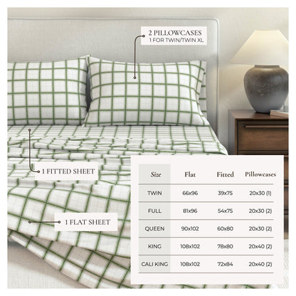 Turkish Cotton Flannel Sheet Set and Stripes