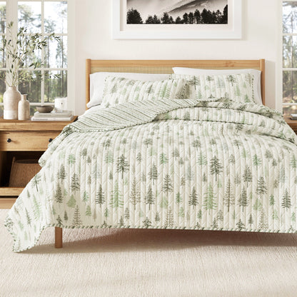 The Lodge Truckee and Evergreen Quilt Set