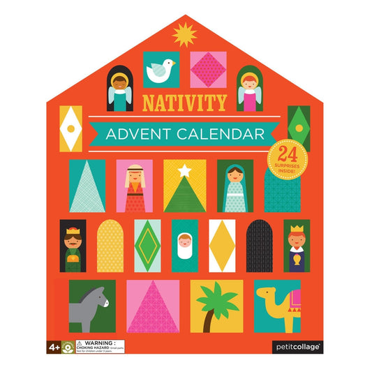 Petit Collage Nativity Advent Calendar - Tampa Home & Garden Store
