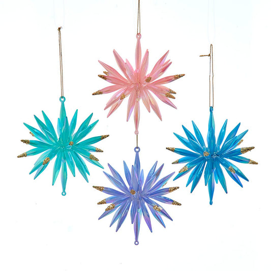 Glow In the Dark Starburst Ornament - - Tampa Home & Garden Store