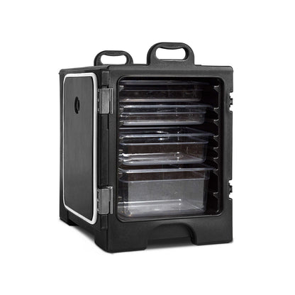 81 Quart Capacity End-loading Insulated Food Pan Carrier with Handles