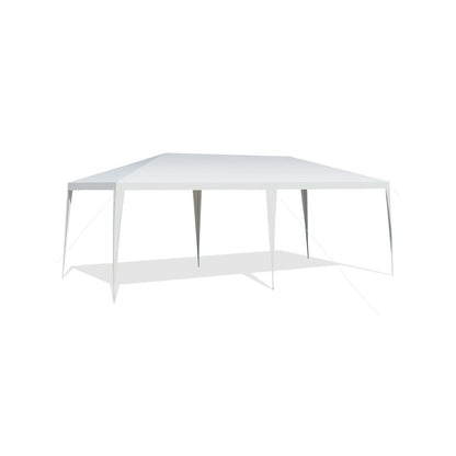 GemGear 10x20 ft waterproof canopy tent, white top with steel frame and wind ropes on Tampa Home & Garden Store
